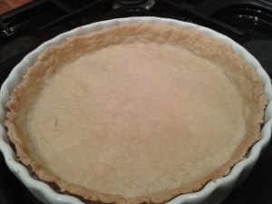 pumpkin sage and sheep's cheese tart, pastry case