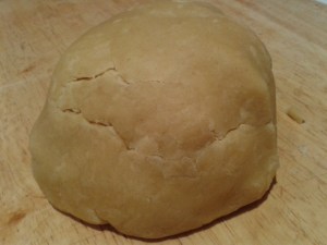 pumpkin sage and whitmore sheep's cheese tart, making pastry