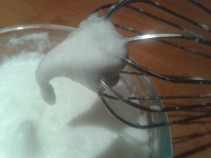 Twice-baked cheddar cheese souffles stiff egg whites