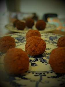 cheese and chocolate truffles