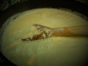 home-made curds