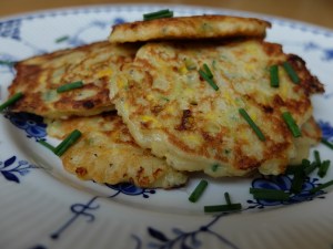 Suffolk Gold and Courgette Fritters